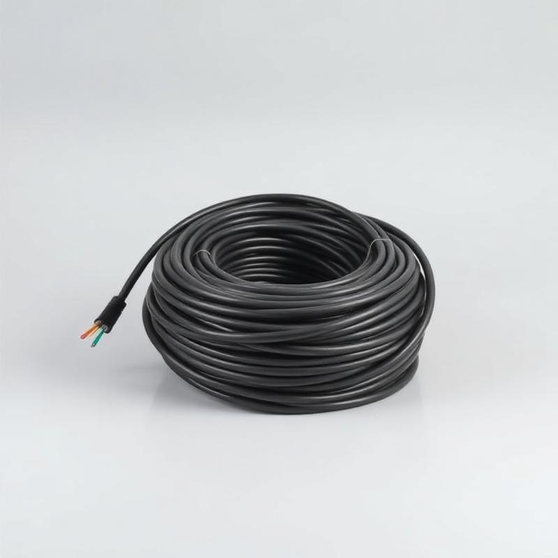 Coil of twin core electrical cable
